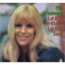 ELLIE GREENWICH Let It Be Written, Let It Be Sung (MGM Records ‎2315 243) Germany 1973 LP (Phil Spector)